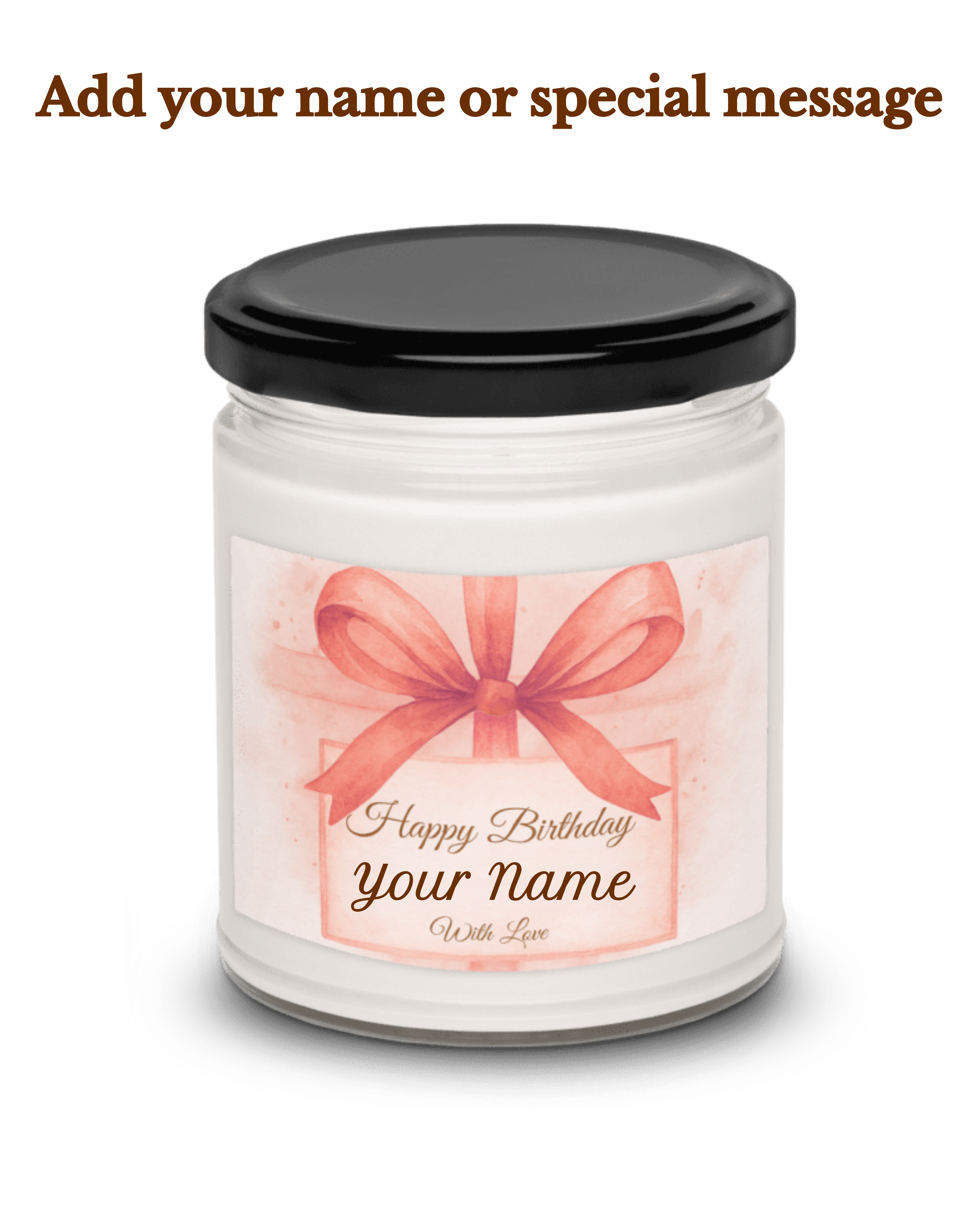 PERSONALIZED CANDLE